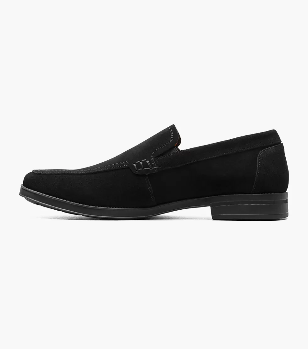 Chaussures habillées Stacy Adams Pelton-II en daim noir - Collection Élégance Premium