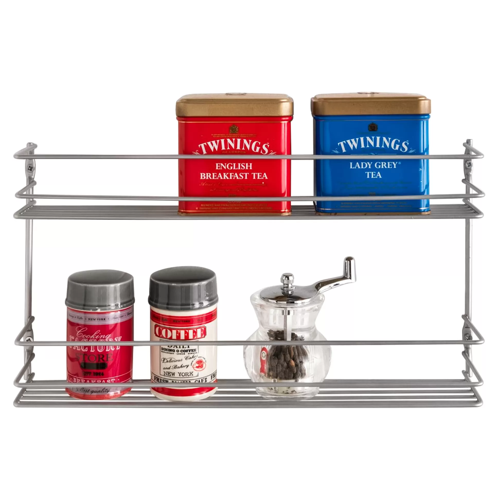 Porte-Épices Design Metaltex Modèle Pepito à Double Étage - Organisation Parfaite pour Cuisine