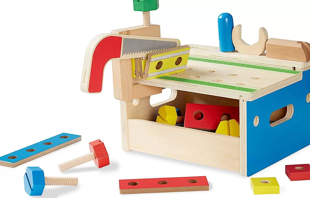 Melissa & Doug - Tableau d’Activités Miniature Mignon pour Enfants - Jeu Éducatif en Bois - Top Vente