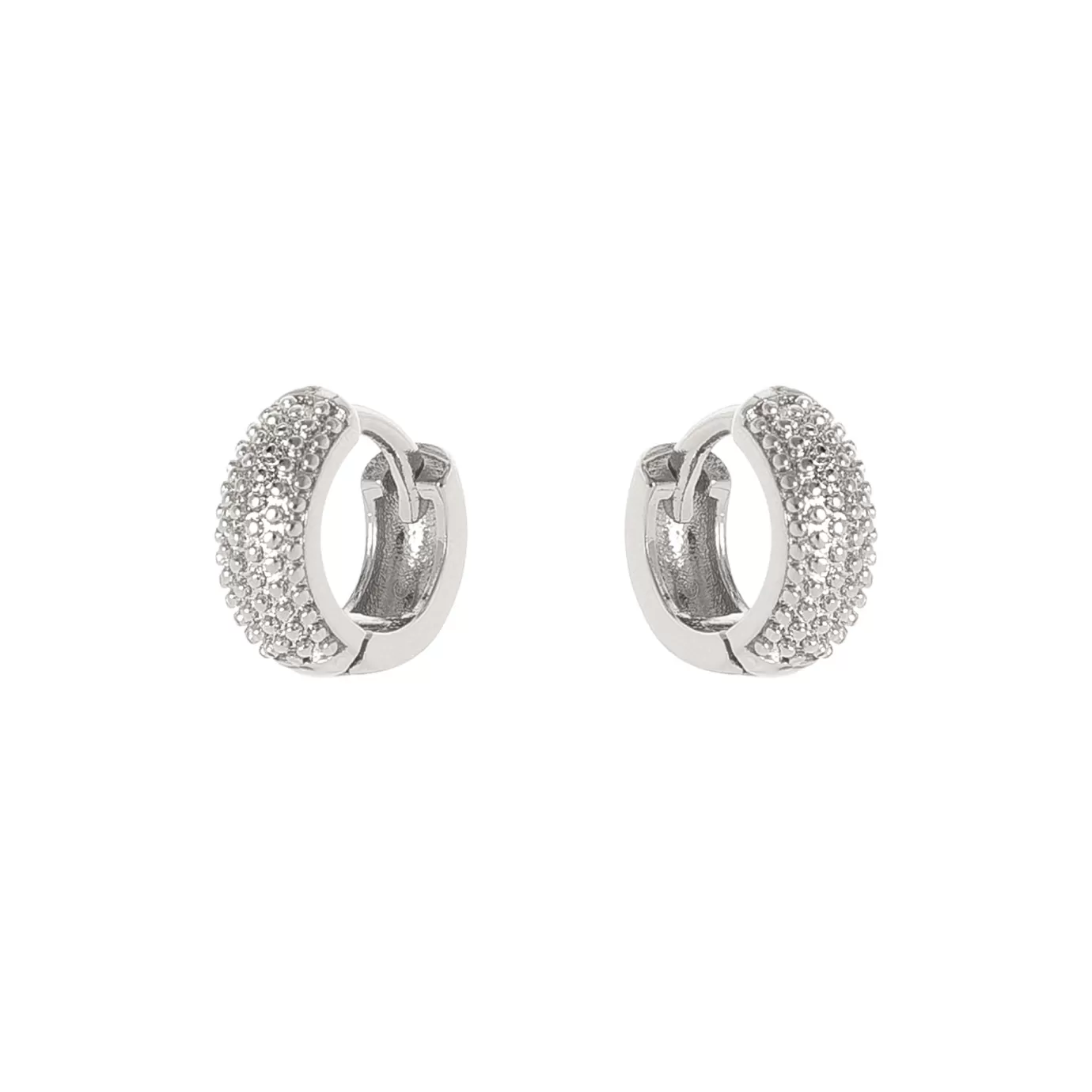 Boucles d'oreilles cercle bohème avec perles métallisées - Collection Malibu Élégance