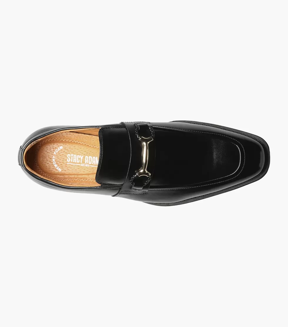 Chaussures Stacy Adams Pierce - Style Urbain Élégant en Cuir Noir - Prix Abordable pour Homme