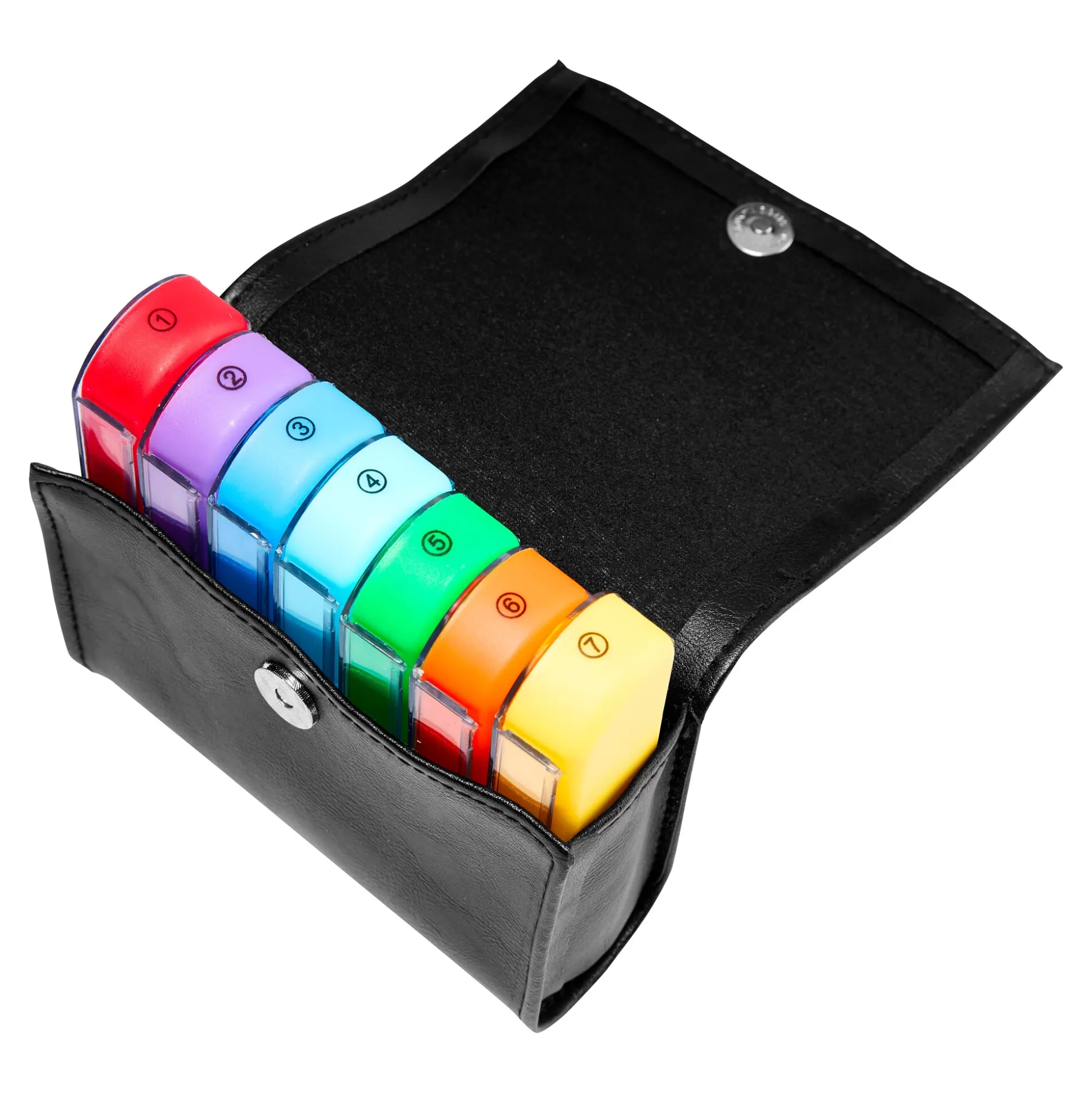 Boîte à Pilules MayenVital « Arc-en-Ciel » - Organisateur de Médicaments Ergonomique et Coloré