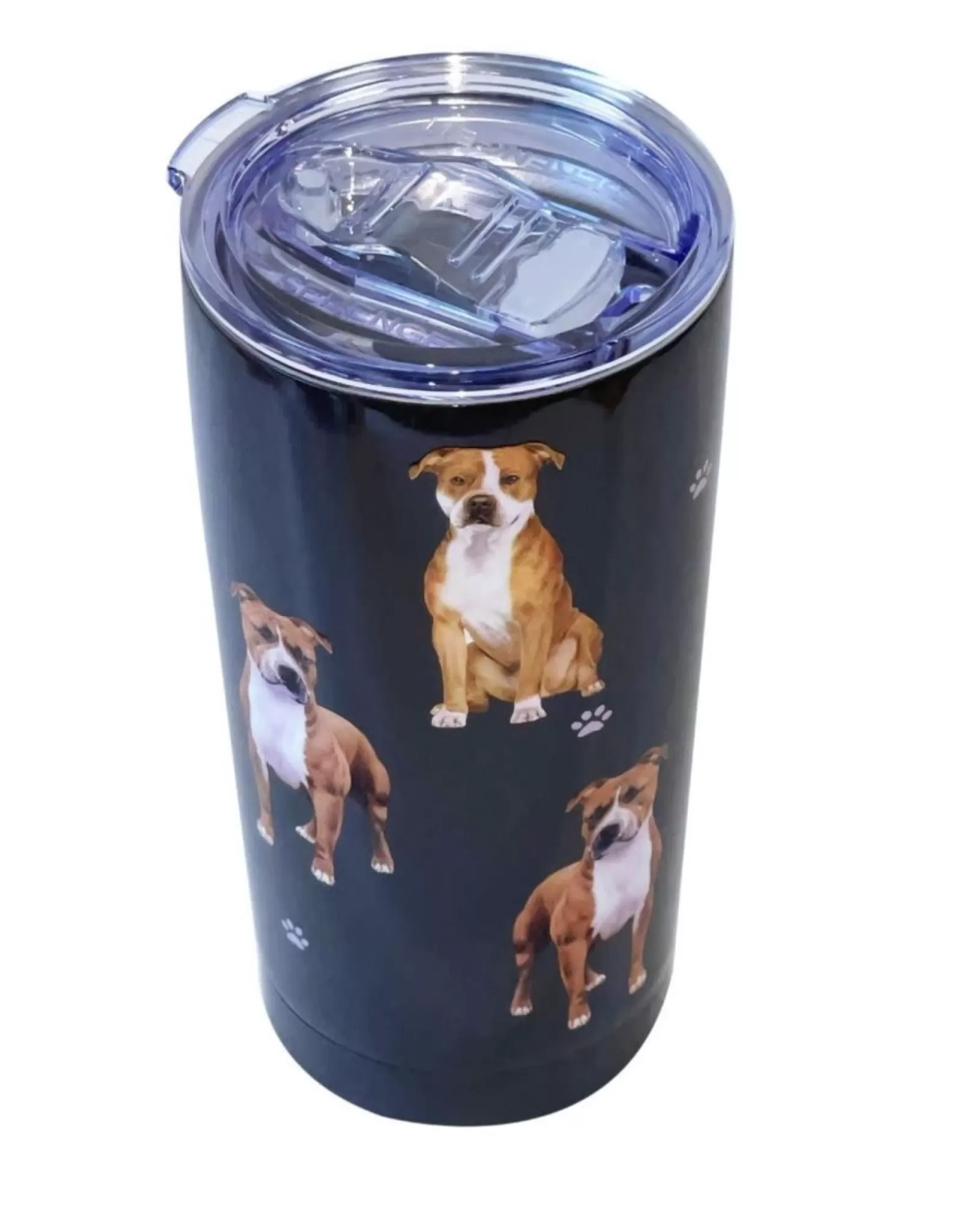 Gobelet Pittbull Design Exclusif - Tasses Voyageuses pour Compagnons à Quatre Pattes (Collection E&S Pets)