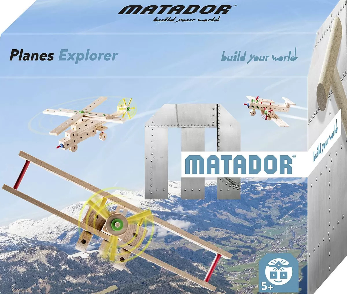 Découvrez l'aventure Matador : Kit complet Avion Explorer (5 modèles exclusifs - 66 pièces) Nouvelle collection 2024