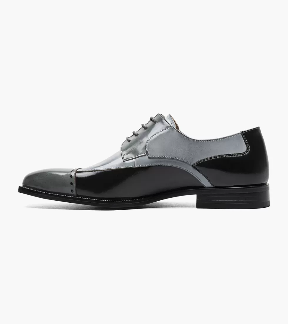 Chaussures Stacy Adams Plaza en Noir & Anthracite - Promotion Exclusive sur les Modèles Tendance 

(：，