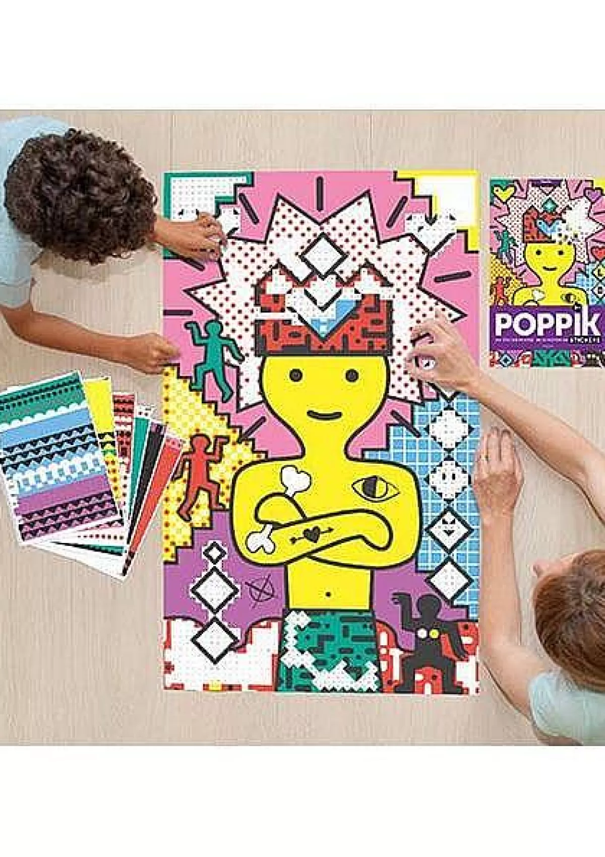 Poppik - Collection Créative · 1600 autocollants inspirés du Pop-Art · Déco Dynamique pour Chambres d'Enfants