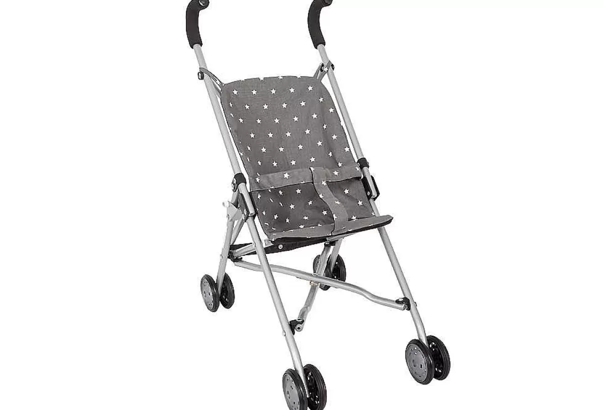 Poussette compacte Barrutoys - Modèle léger gris chiné pour nouveau-nés (Collection 2024)