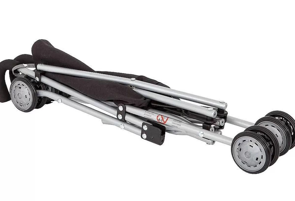 Poussette compacte Barrutoys - Modèle léger gris chiné pour nouveau-nés (Collection 2024)