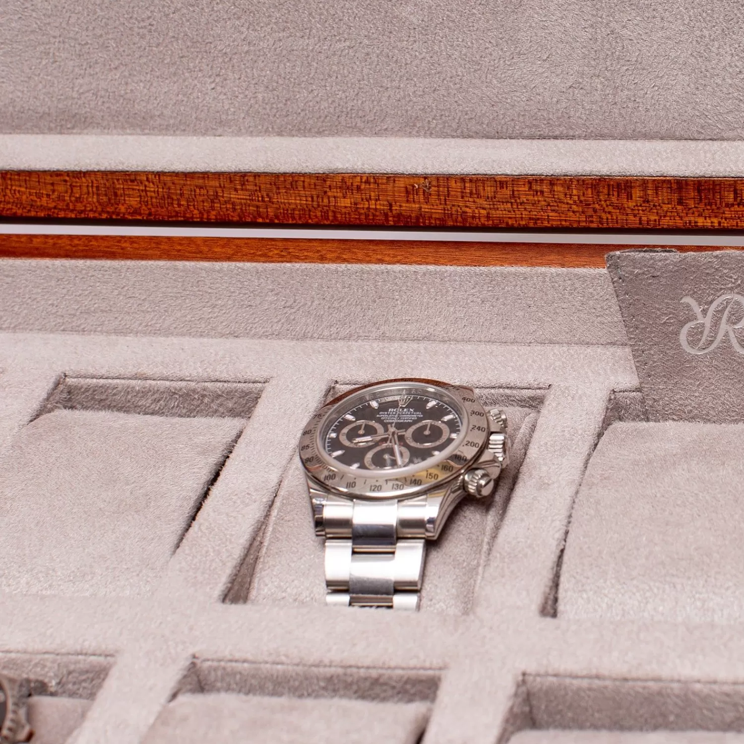 Écrin à montres Alkemistry-Rapport Héritage Chroma Huit - Boîtier de luxe gris anthracite