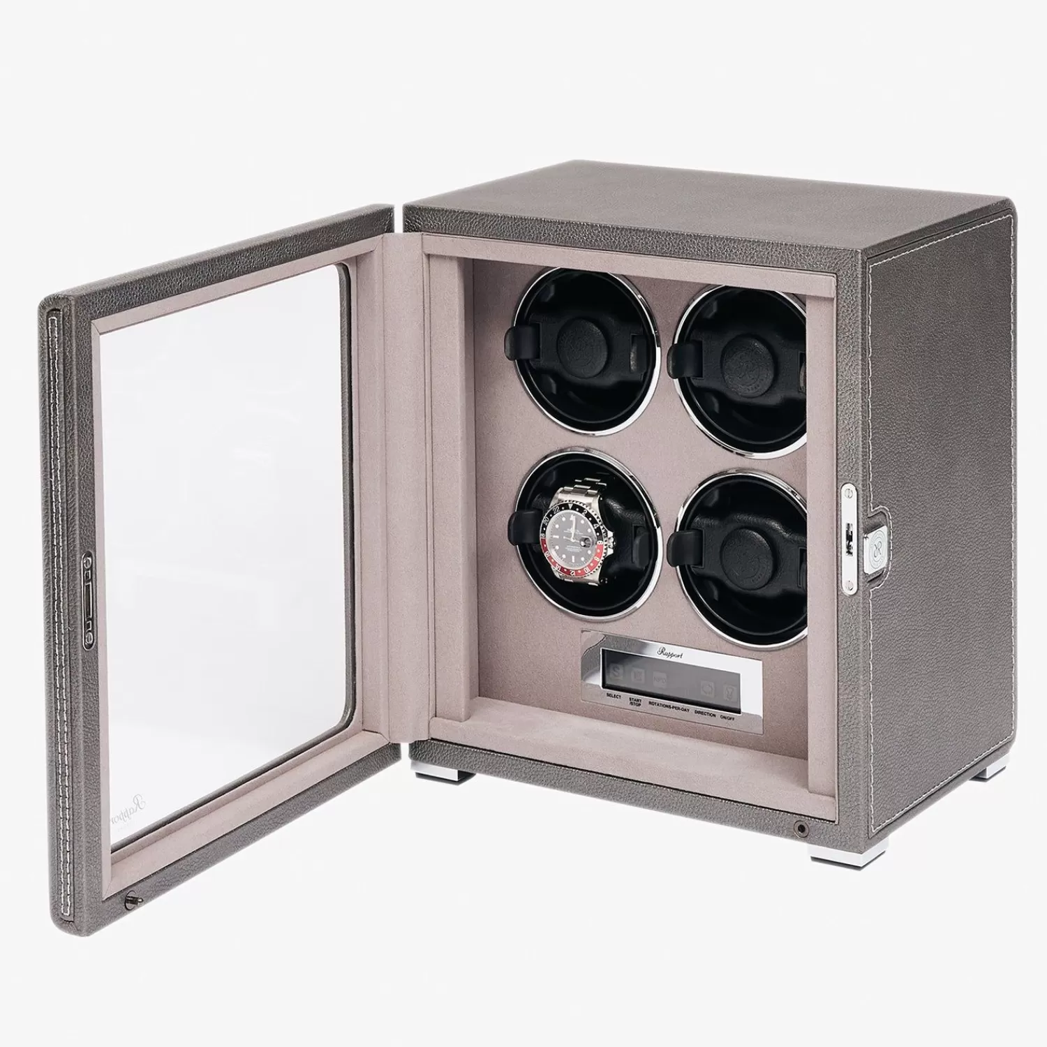 Tourneboîtier Automatique Alkemistry Rapport - Édition Quantum Quad en Finition Argent Élégant