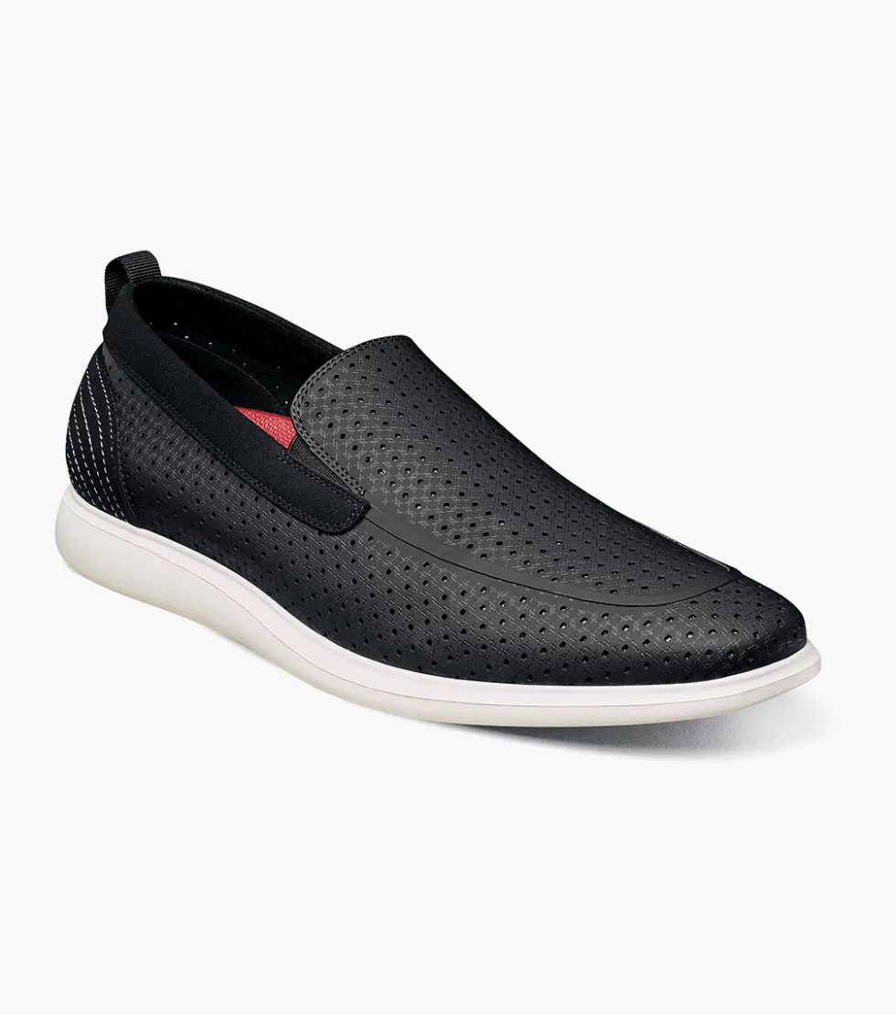 Chaussures Stacy Adams Remy Noir - Style Urbain Chic en Cuir Véritable