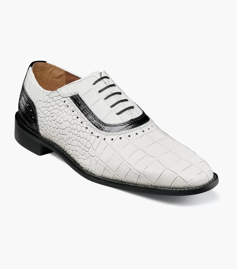 Chaussures Stacy Adams Riccardi - Style Urbain en Noir avec détails blancs | Disponible en Ligne