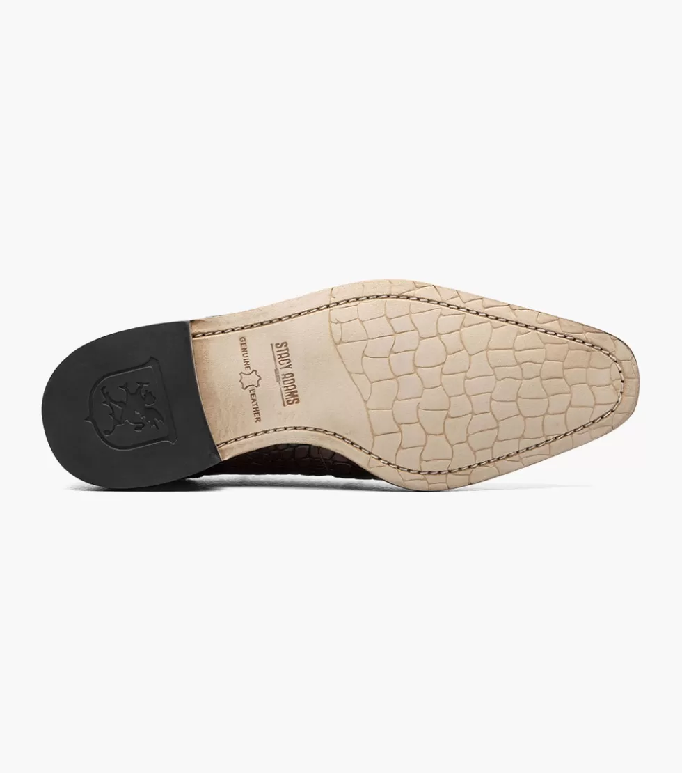 Découvrez les Riccardi by Stacy Adams - Chaussures cognac élégantes en cuir véritable, alliant style rétro et confort moderne. Modèle premium à prix doux pour votre garde-robe urbaine.