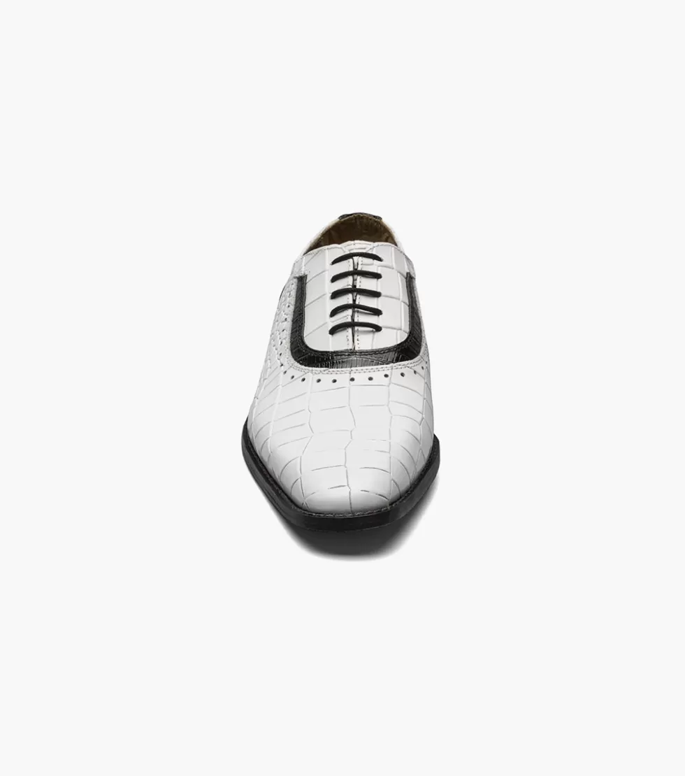 Chaussures Stacy Adams Riccardi - Style Urbain en Noir avec détails blancs | Disponible en Ligne