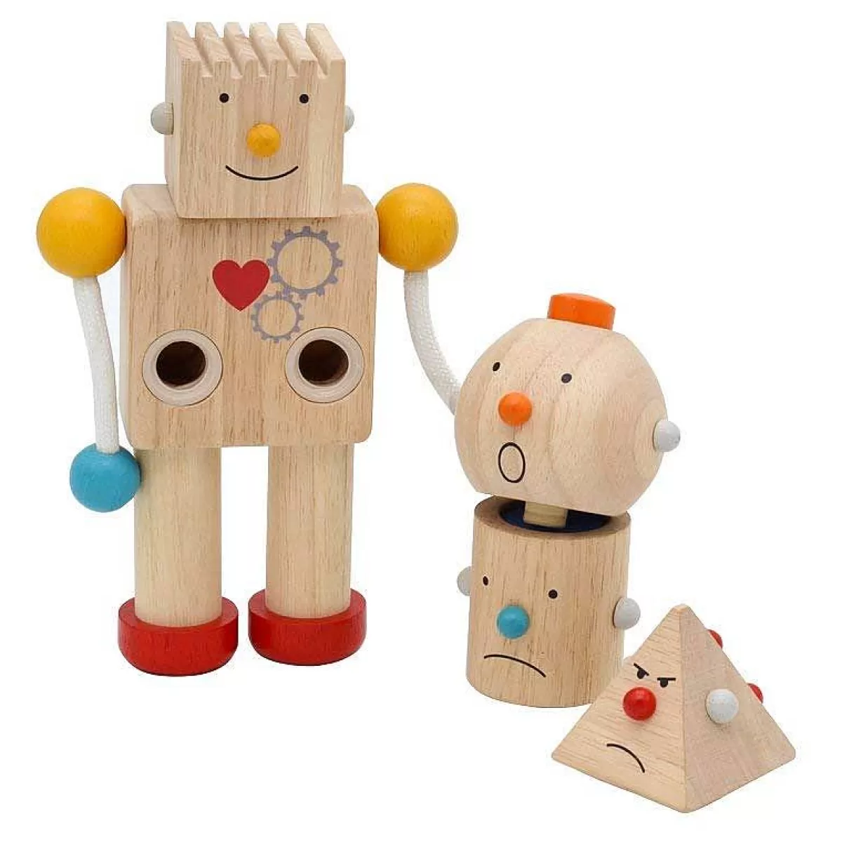 Robot-Jouet Évolutif Plan Toys - Modèle Transformable en Promotion