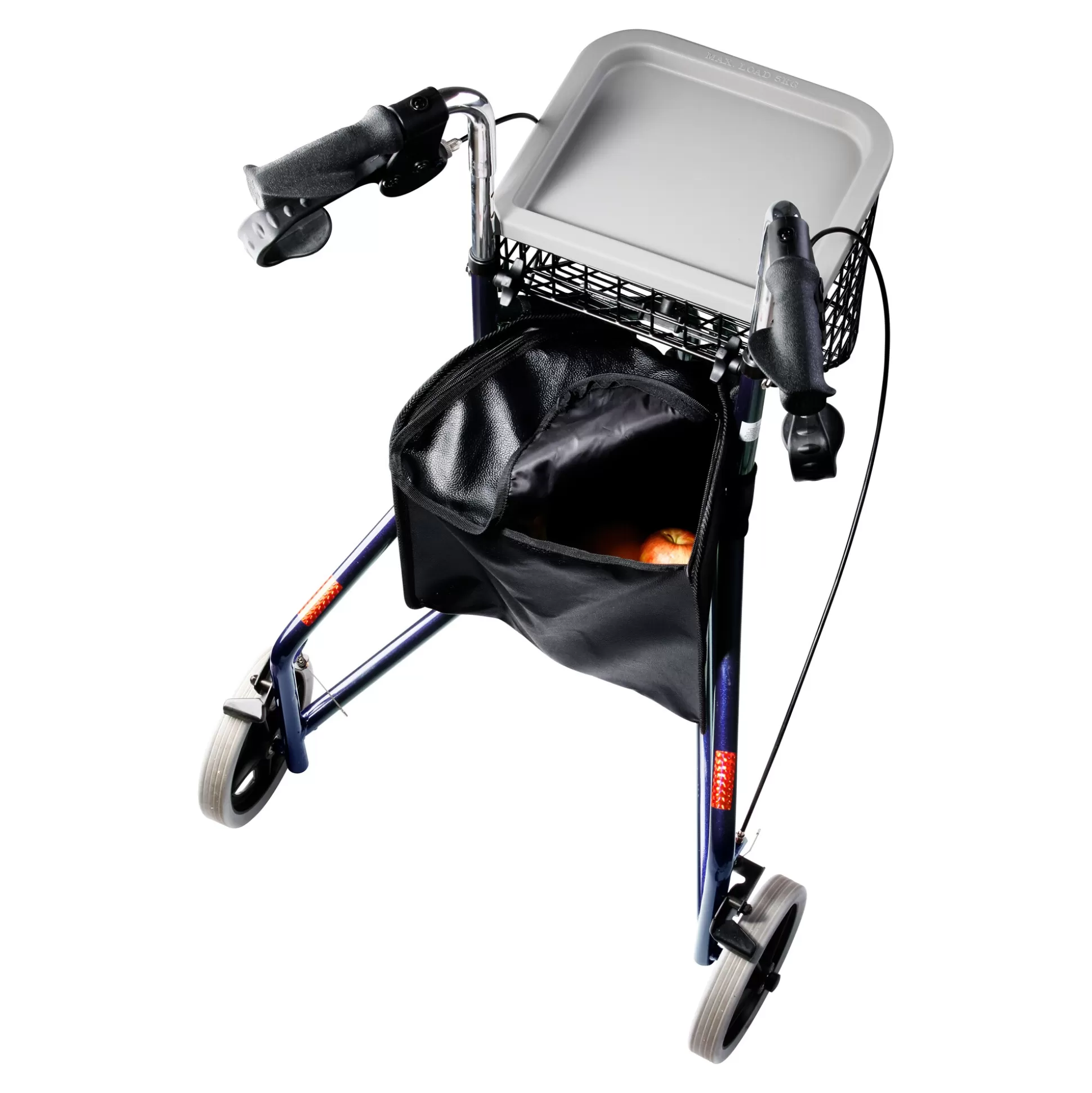 Déambulateur Tri-Roues Ergonomique avec Siège Intégré - Confort Optimal par REHAFORUM Médical