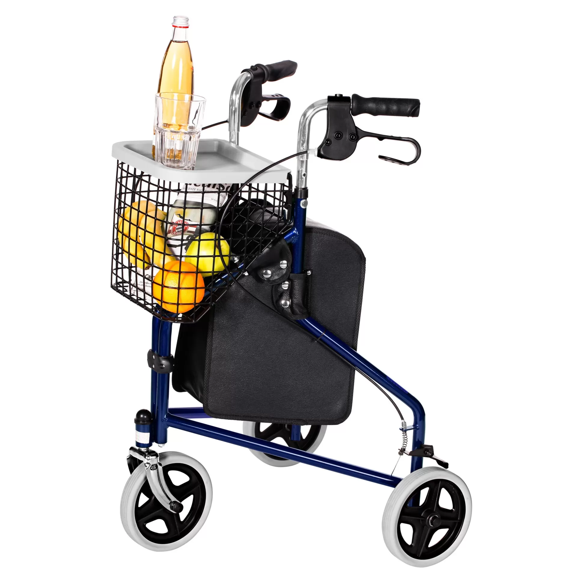 Déambulateur Tri-Roues Ergonomique avec Siège Intégré - Confort Optimal par REHAFORUM Médical