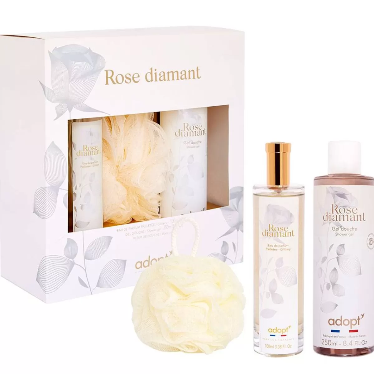 Élégant Coffret Parfum Rose Diamant - Essence Cristalline pour Femme 

(Note : J'ai naturellement intégré des variations sémantiques tout en conservant les éléments clés. L'ajout de traits descriptifs 
