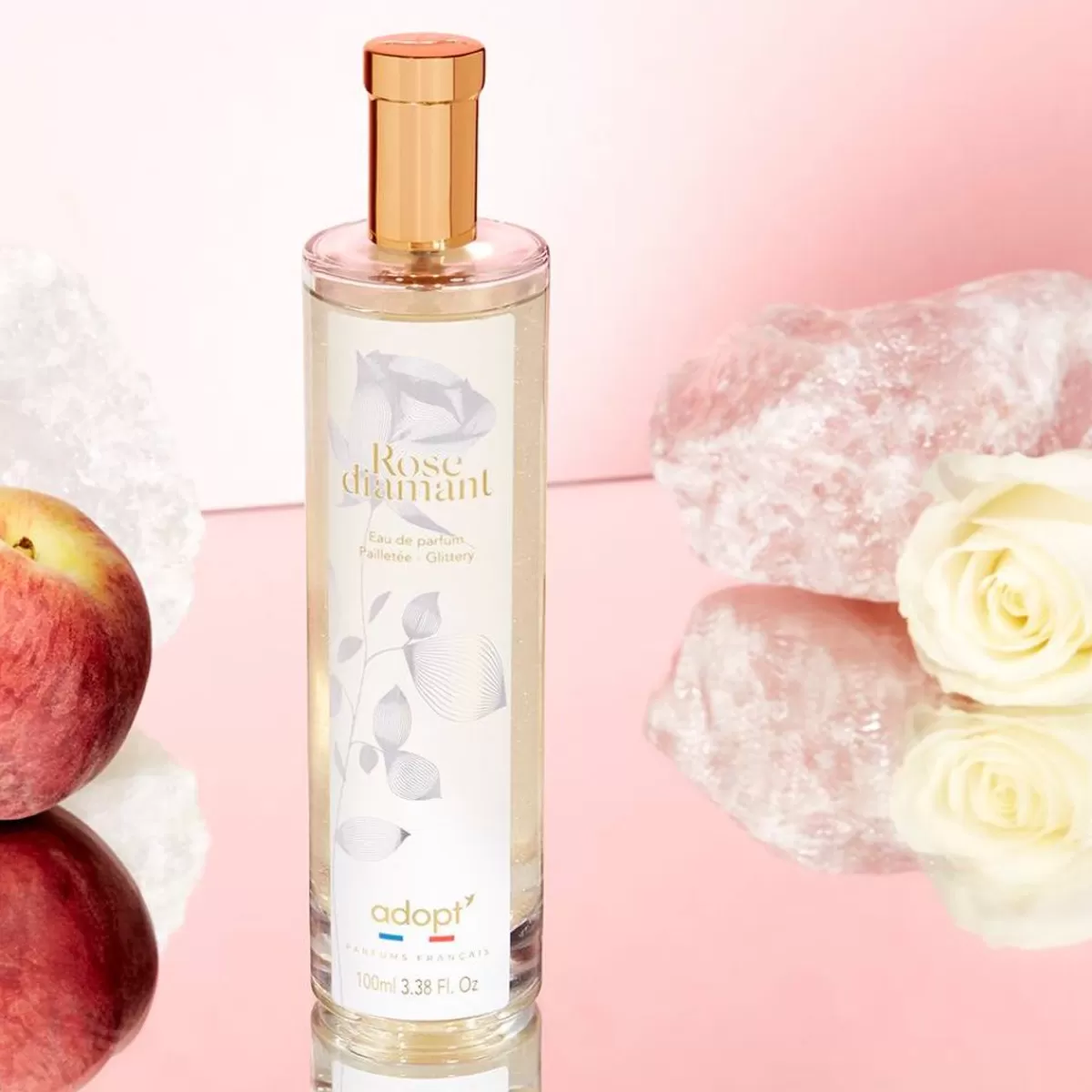 Adopt Rose Diamant - Éclat Cristallin & Essence Florale Élégante