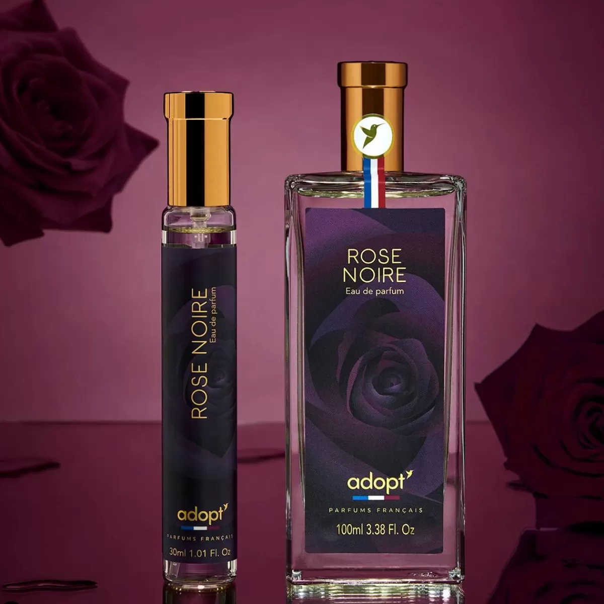 Élégance Noire Absolue : Édition Collector Limitée de la Rose Mystérieuse