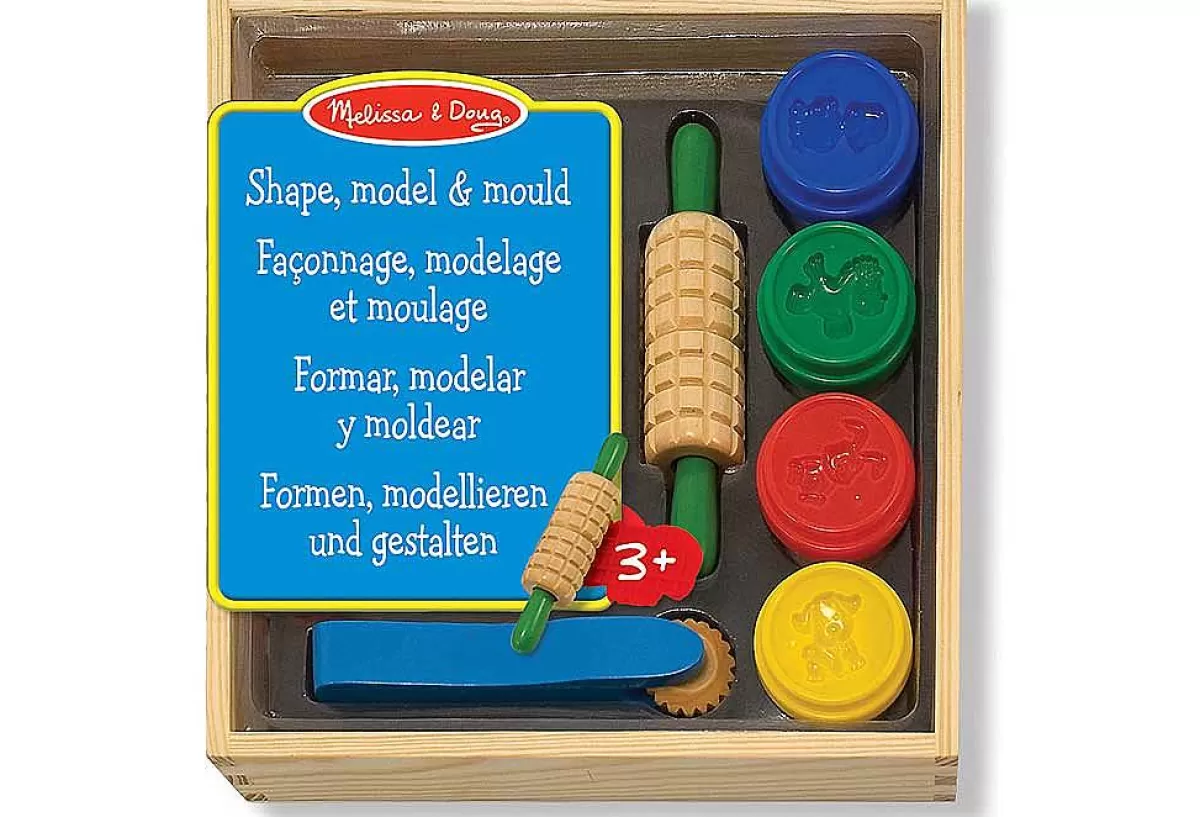 Jeu Créatif en Bois avec Pâte à Modeler Naturelle - Collection Style Atelier par Melissa & Doug