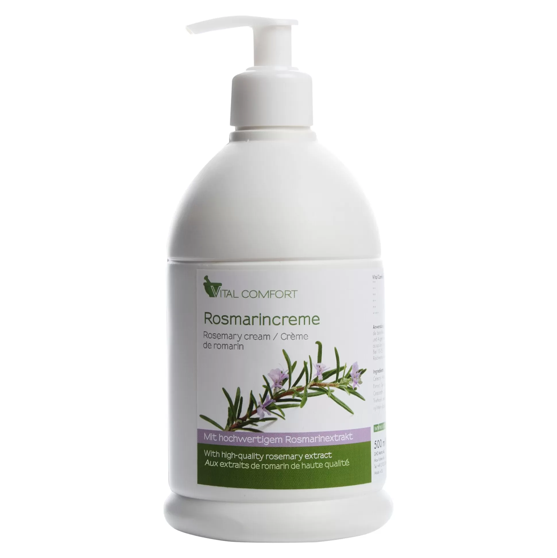 Crème Nuit Régénérante GHZ-Matra - Formule au Romarin Anti-Âge | Format Familial 500ml | Éclat Instantané & Peau Repulpée