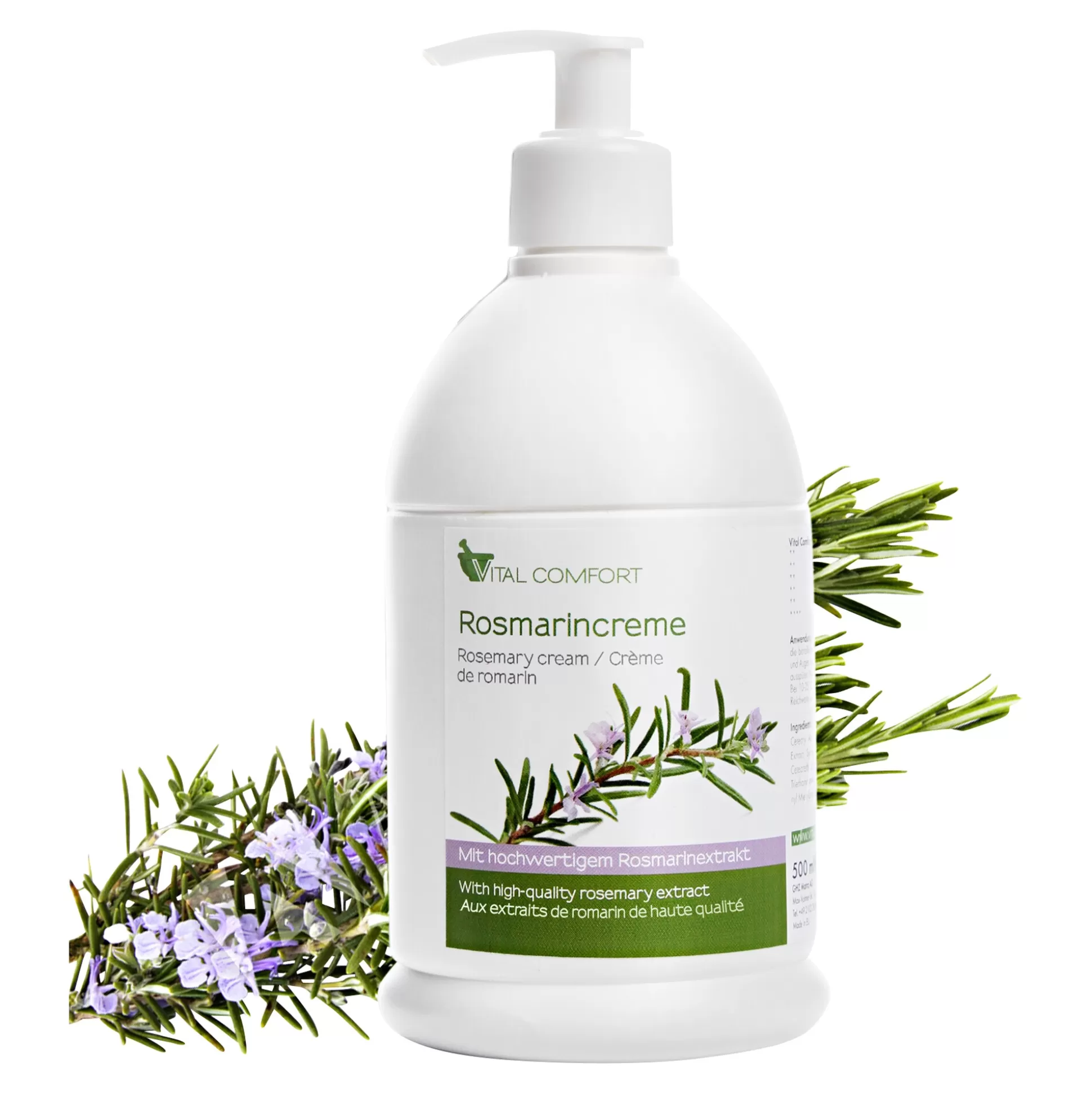 Crème Nuit Régénérante GHZ-Matra - Formule au Romarin Anti-Âge | Format Familial 500ml | Éclat Instantané & Peau Repulpée