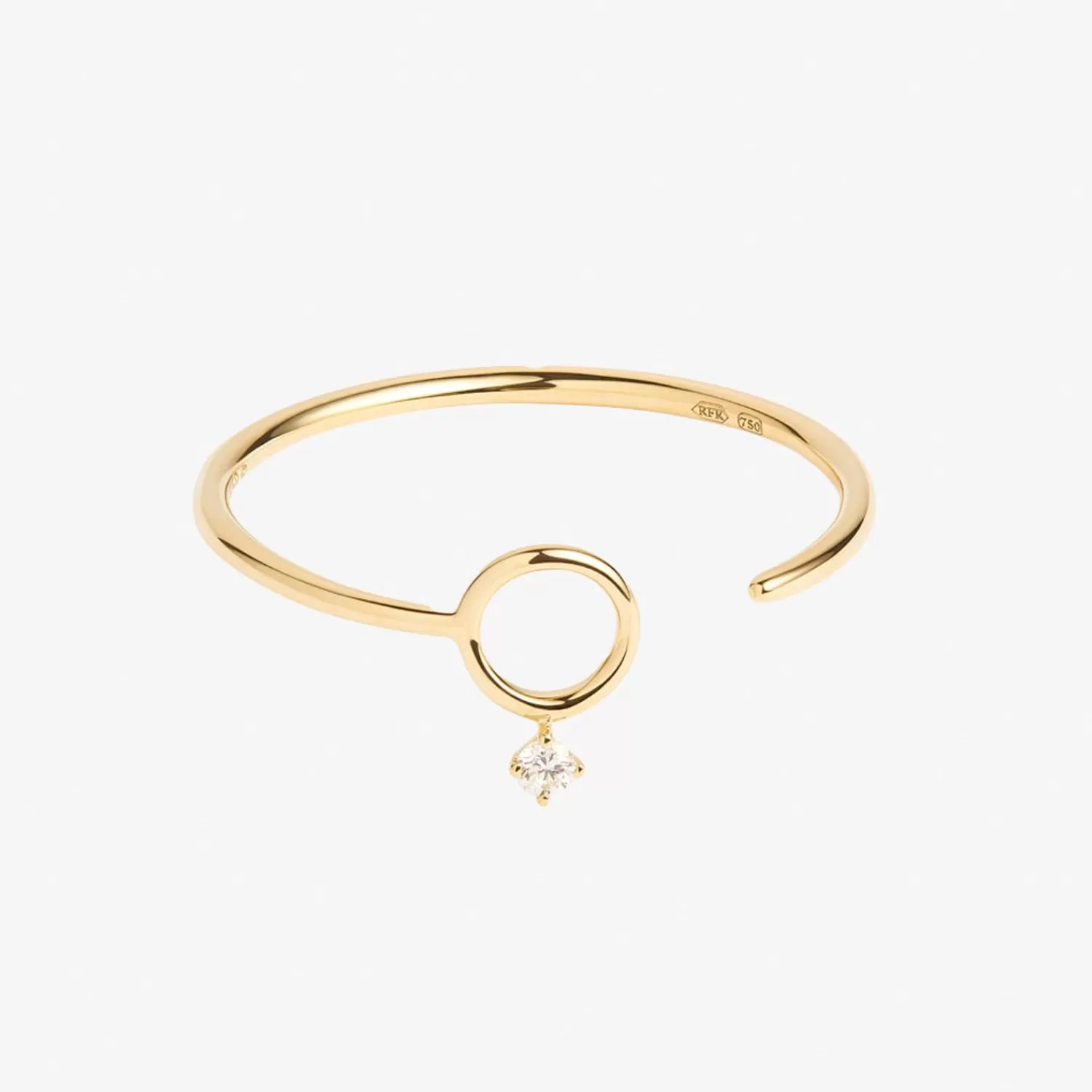 Bague Scintilla Epta en Or Jaune 18 Carats – Création Élégante Alkemistry Ruifier