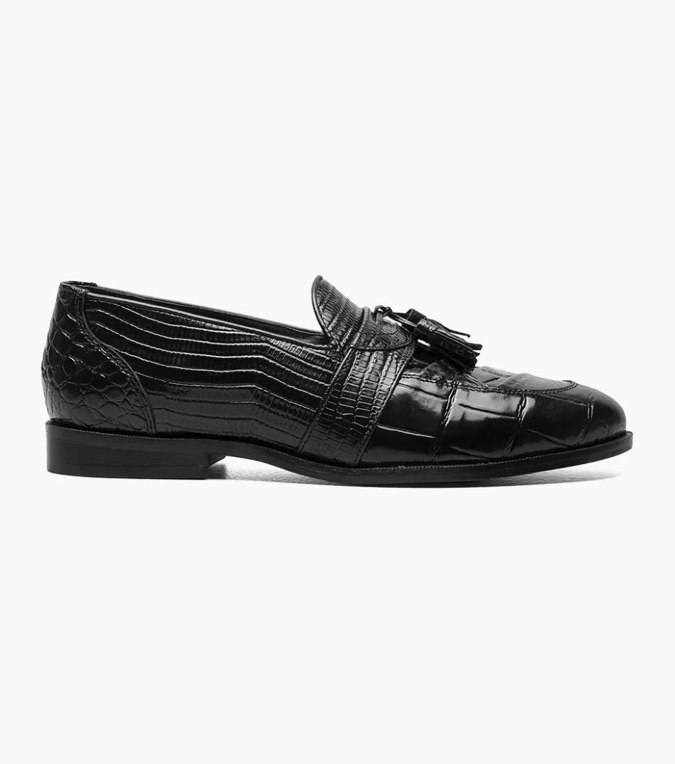 Chaussures élégantes Stacy Adams - Modèle Santana II en Noir | Prix Abordable