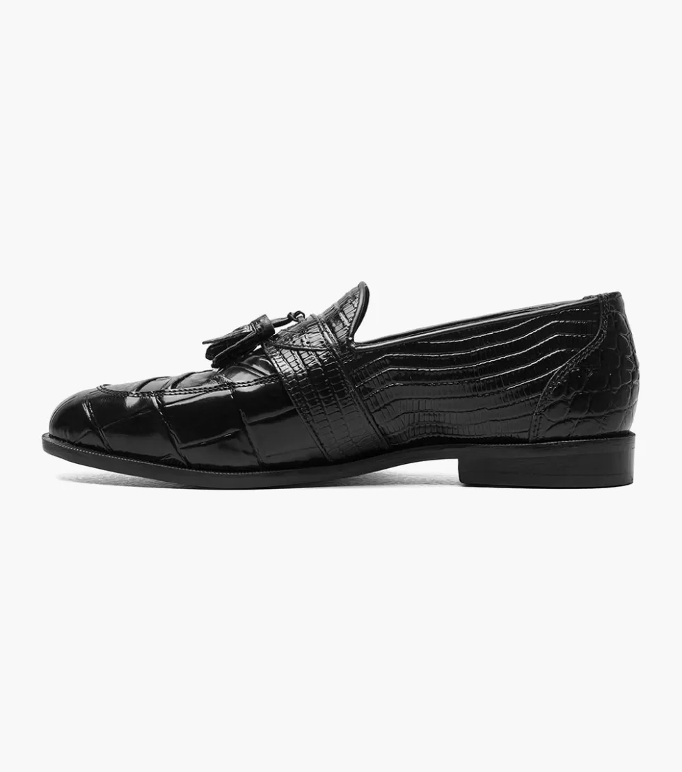 Chaussures élégantes Stacy Adams - Modèle Santana II en Noir | Prix Abordable