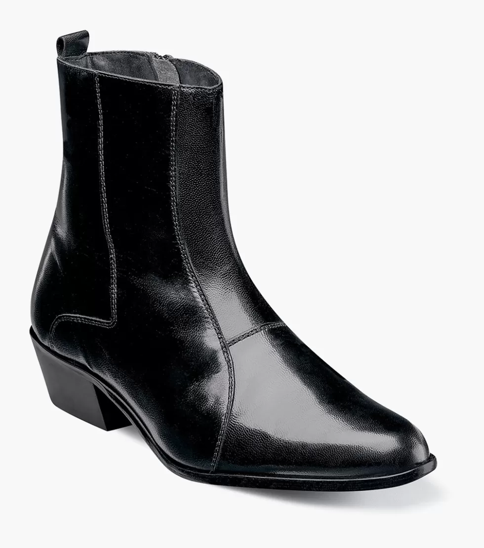 Chaussures Stacy Adams Santos - Modèle Homme en Cuir Noir Élégant, Confort Optimal et Style Intemporel à Prix Abordable