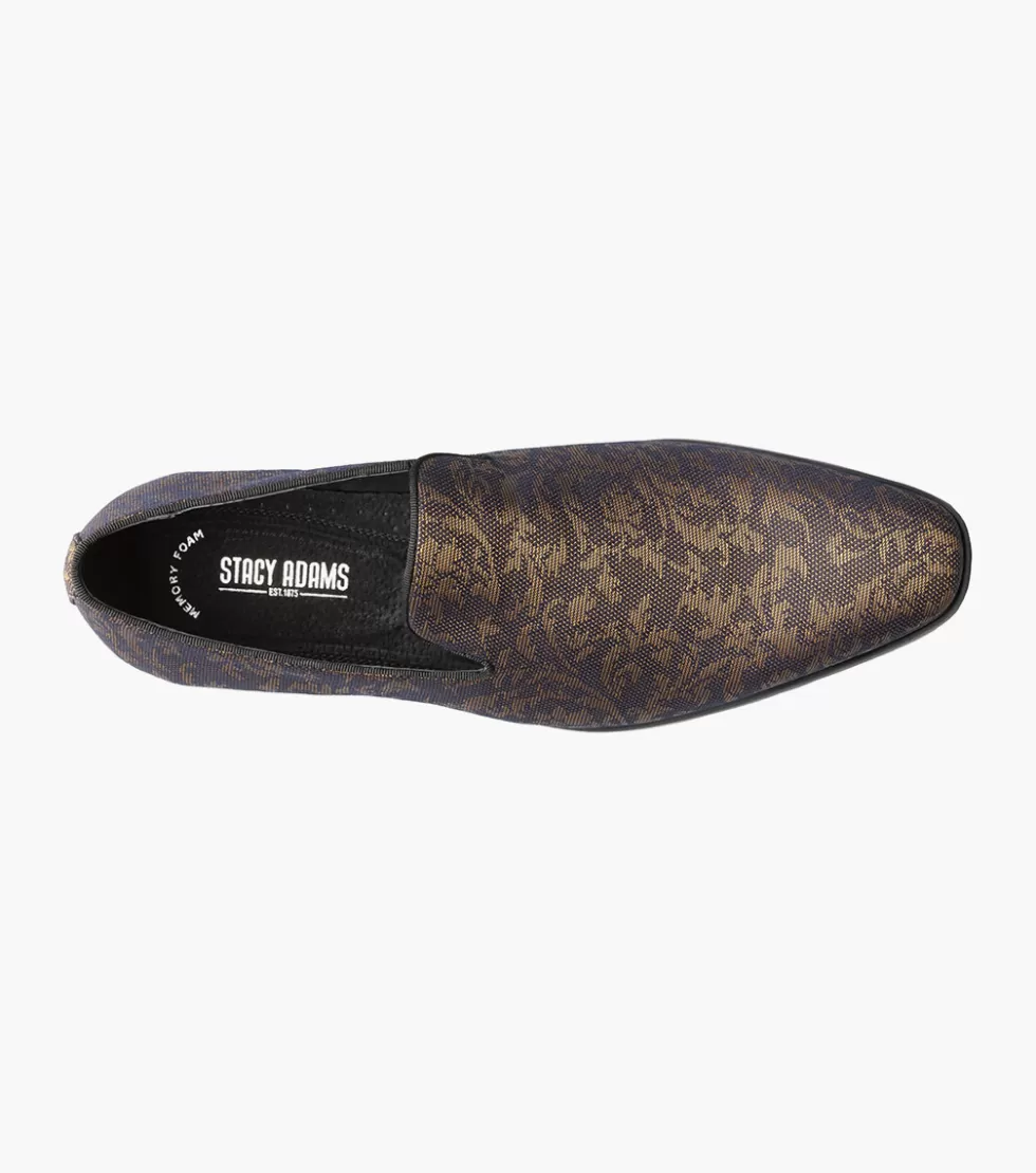 Chaussures Stacy Adams Savino Bleu Marine - Liquidation Multicolore en Cours