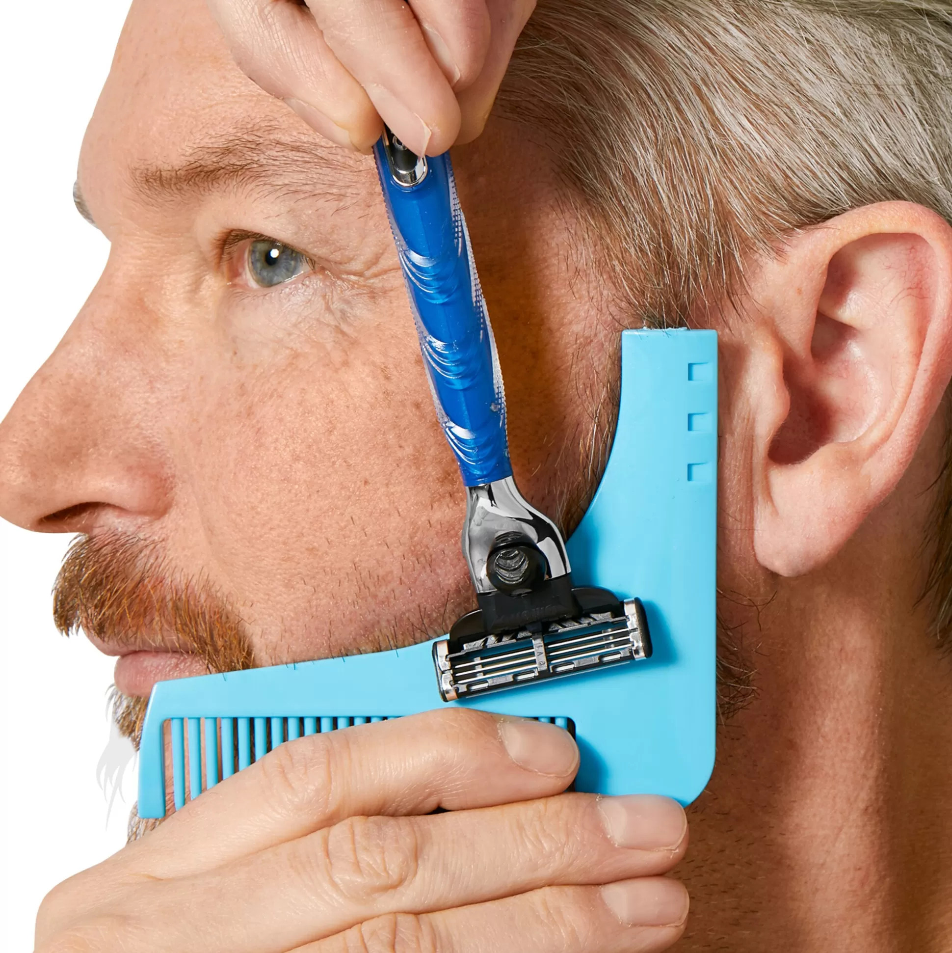 Épilateur Visage Intelligent - Kit de Rasage Précision pour un Soin Barbe Confortable