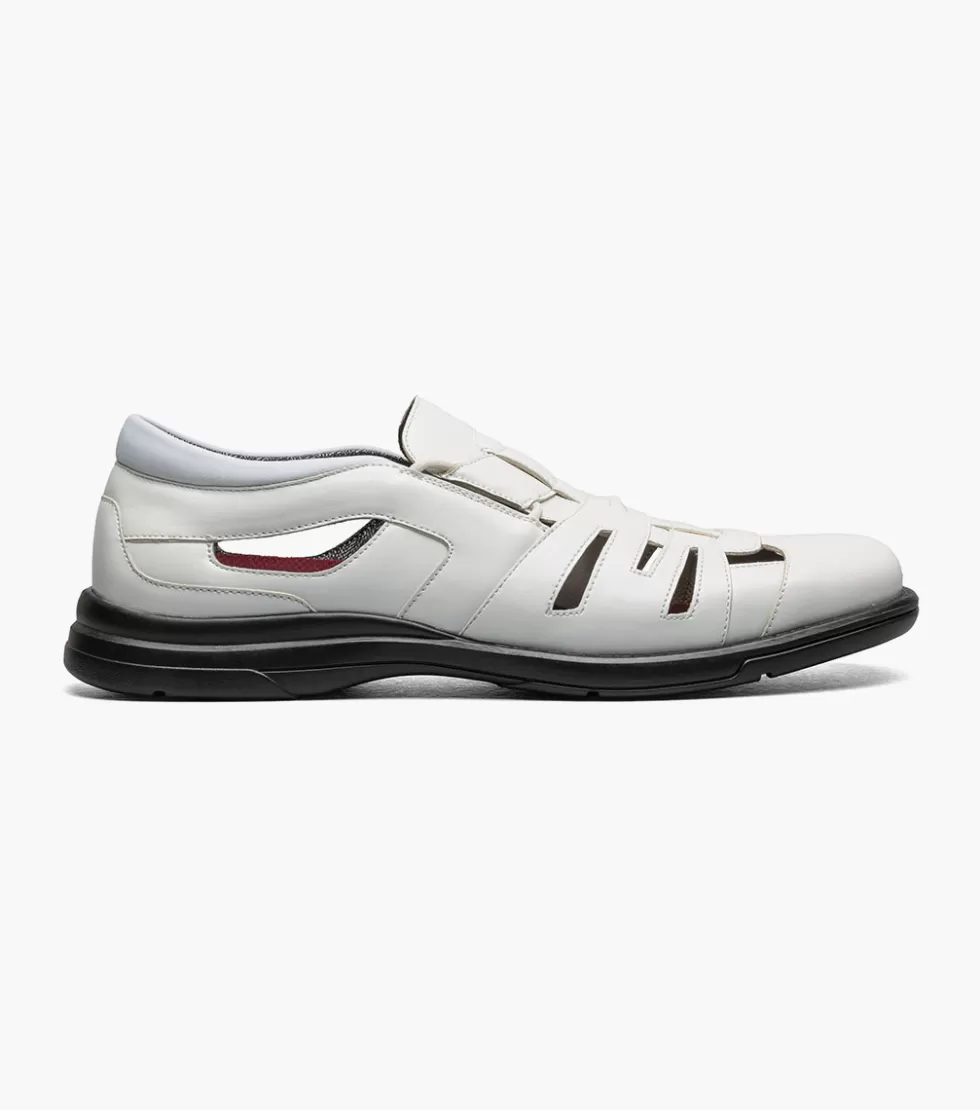 Chaussures Stacy Adams Scobel - Blanc Neutre en Déstockage Exclusif