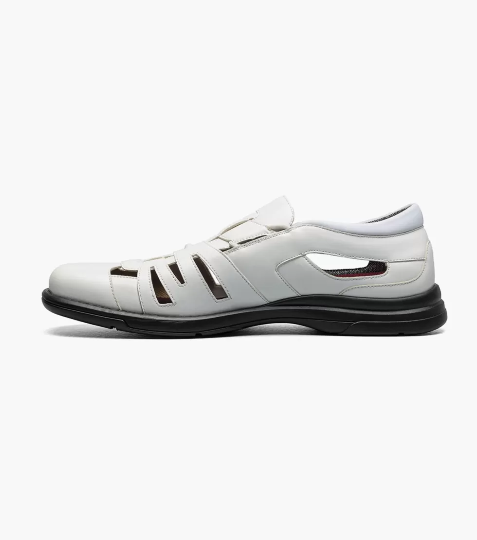 Chaussures Stacy Adams Scobel - Blanc Neutre en Déstockage Exclusif