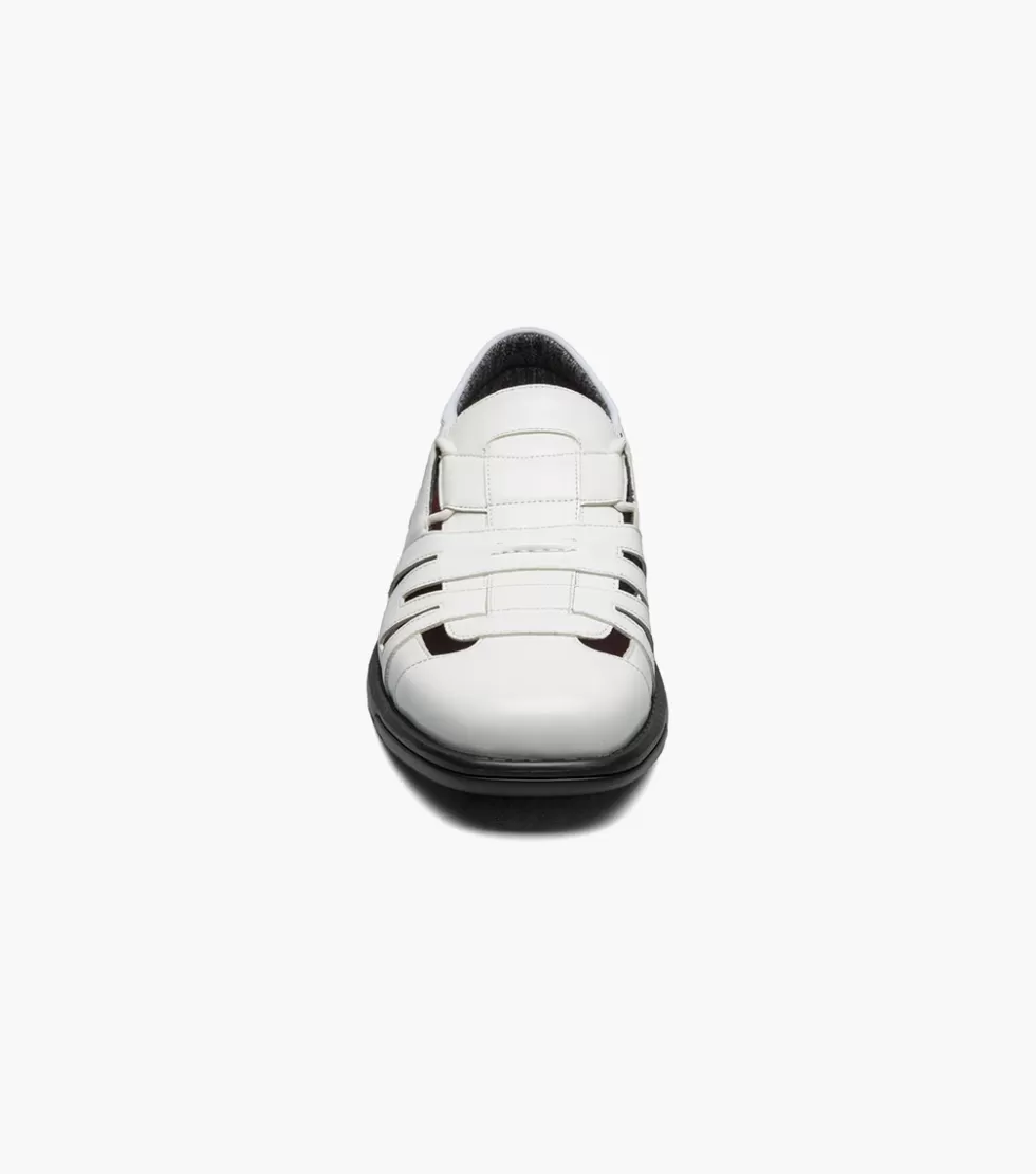 Chaussures Stacy Adams Scobel - Blanc Neutre en Déstockage Exclusif