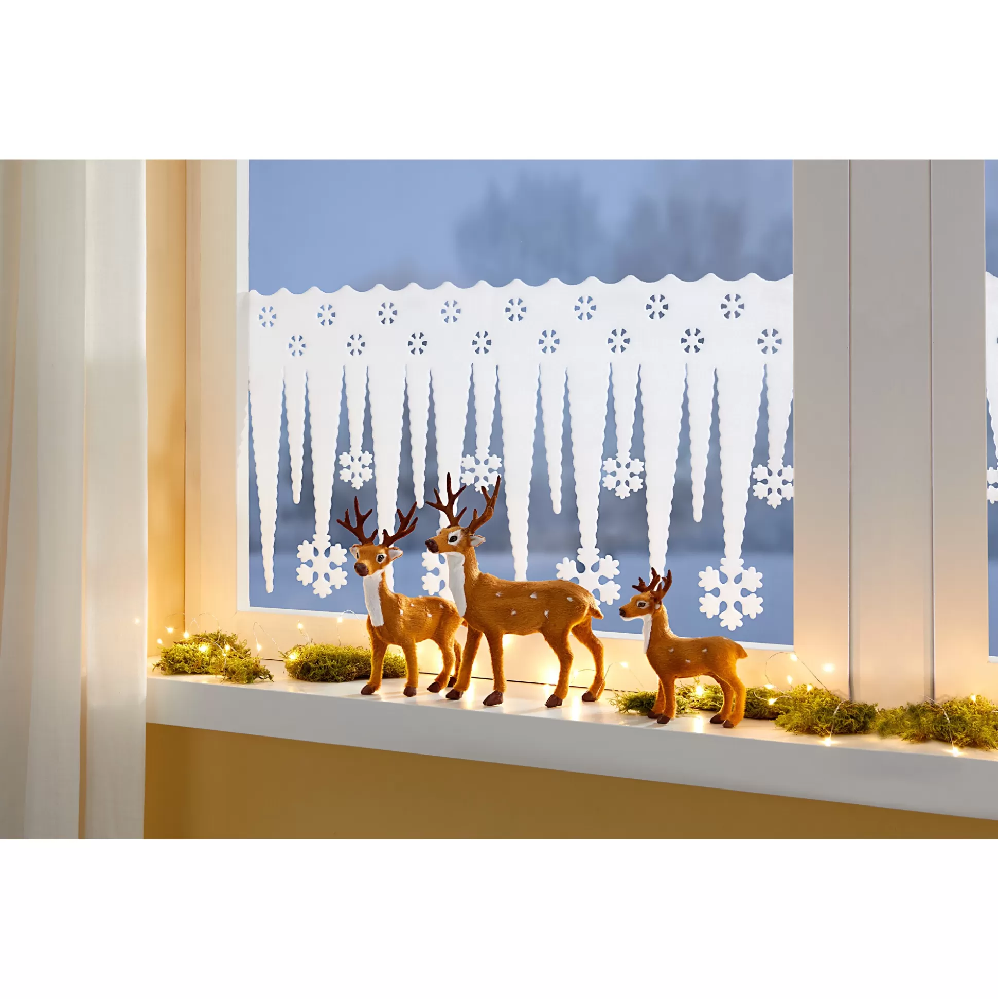 Ensemble Décoratif Hiver - 4 Pièces Chaleureuses pour une Ambiance Féerique
