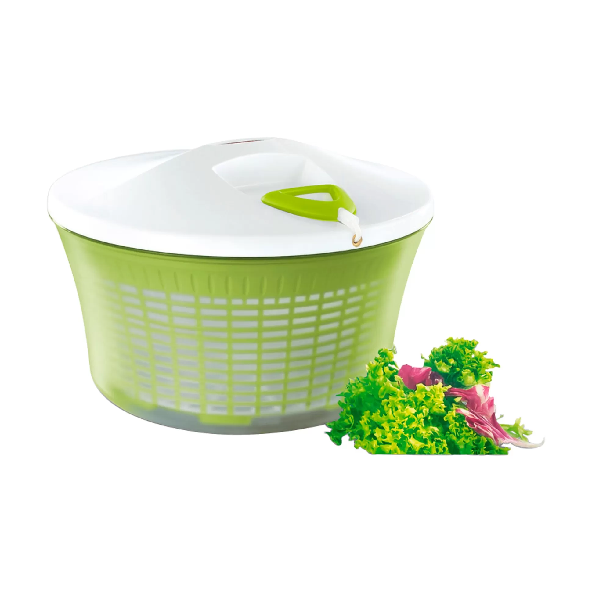 Centrifugeuse à Salade LEIFHEIT Confort Premium - 5,5 litres pour Préparations Culinaires Simplifiées