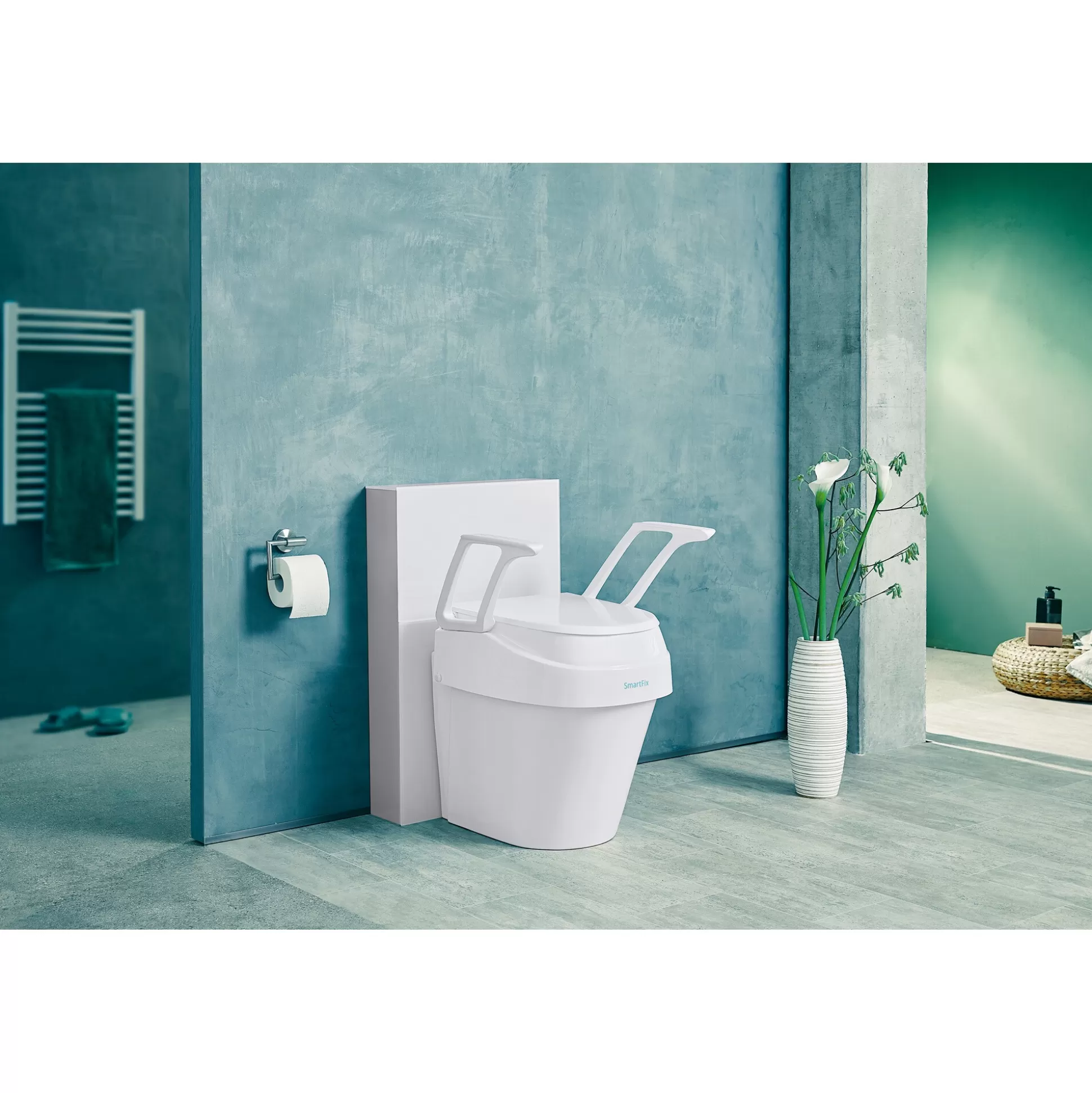 Surélévateur de Toilette Ergonomique SmartFix - Solution d'Accessibilité Salle de Bain par Dietz Reha Pro