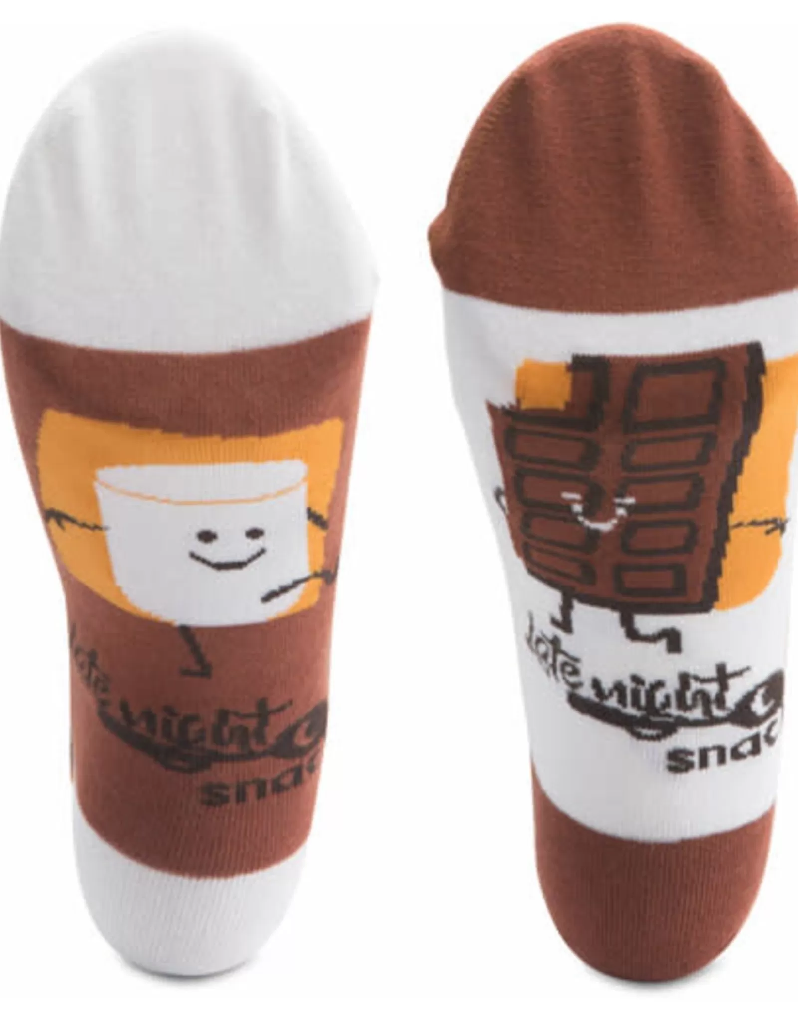 Chaussettes Gourmandes PGC - Édition Guimauve Grillée & Chocolat Fondant, Confortables et Douces