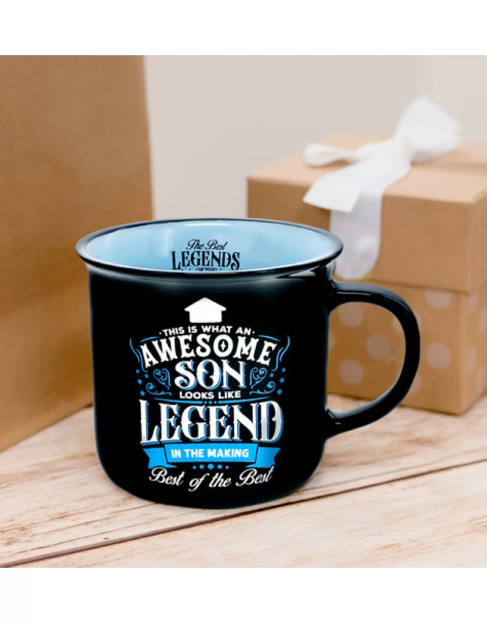 Tasse Cadeau Émotionnelle Père-Fils - Fête des Pères - Design Intemporel - 400 ml