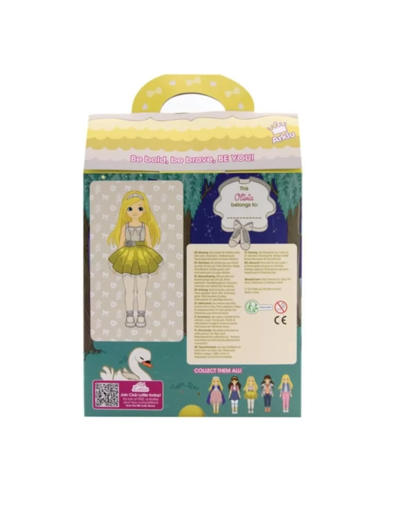 Poupée Articulée Lottie - Lac des Cygnes | Collection Édition Spéciale SCH Toys avec Robe de Bal