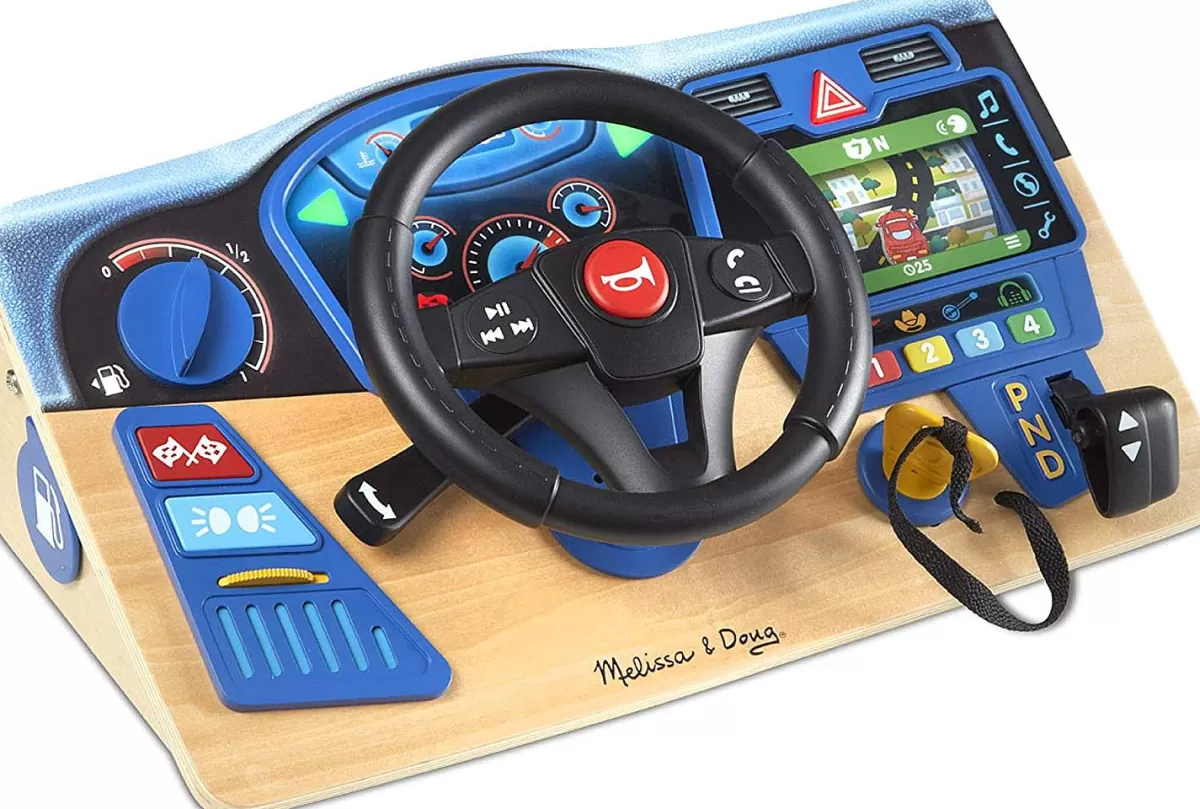 Tableau de Contrôle Ludique VroomZoom Style - Jeu Éducatif Créatif pour Enfants par Melissa & Doug