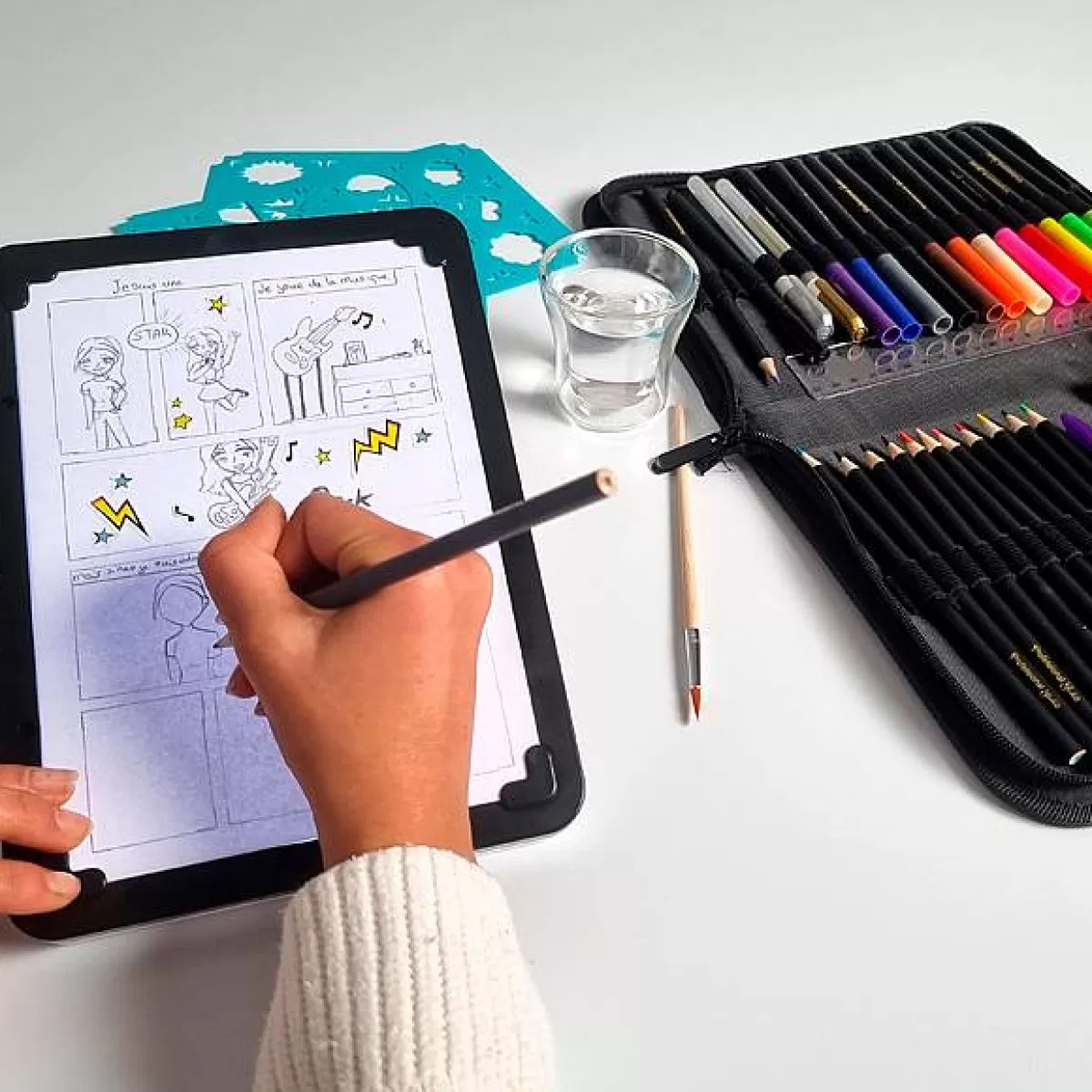Planche Lumineuse Pro Buki - Studio Créatif avec Éclairage LED Réglable pour Artistes 

(Alternative premium : 