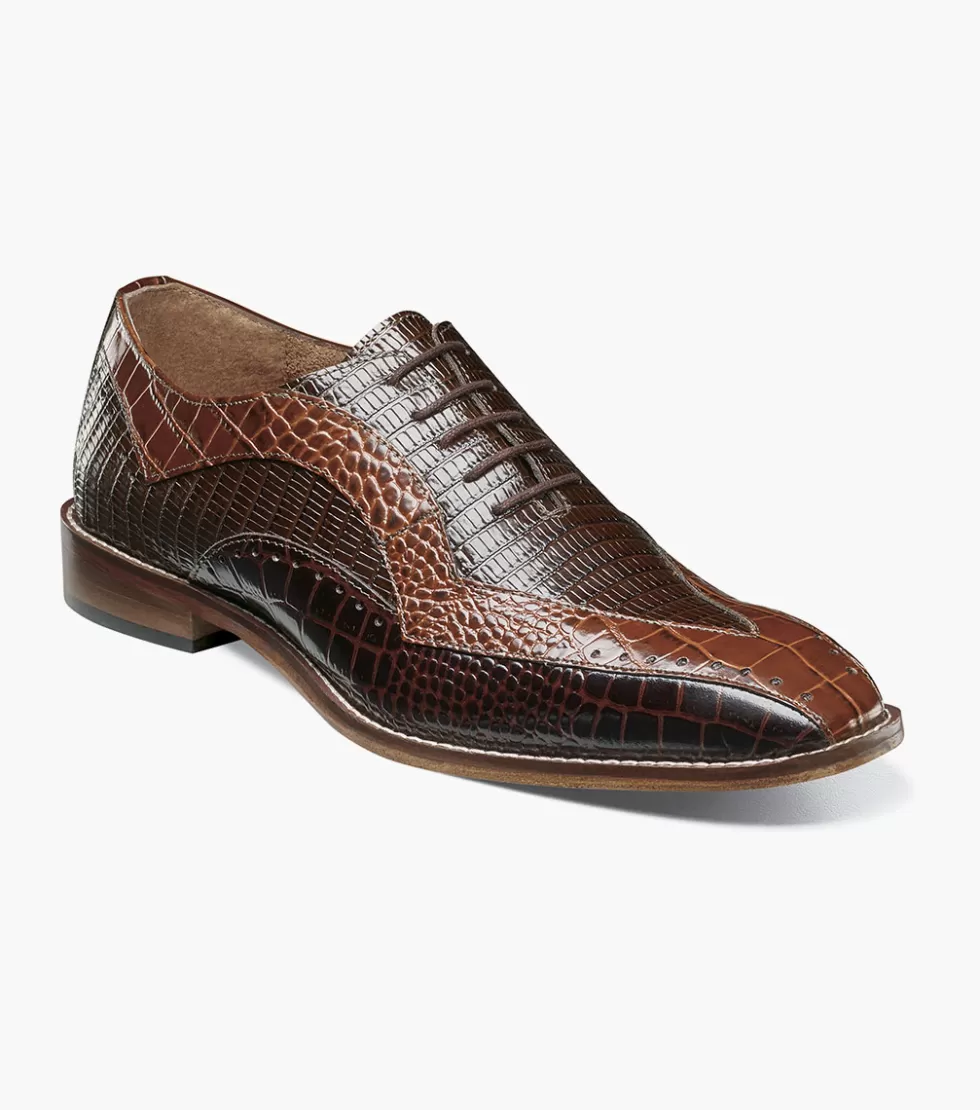 Chaussures Stacy Adams Tallero - Brun et Motif Élégant - Nouvelle Collection Homme Style Intemporel