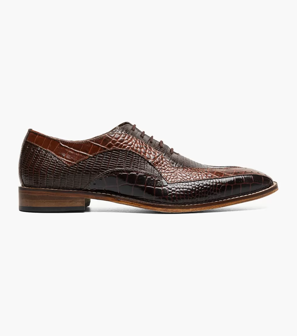 Chaussures Stacy Adams Tallero - Brun et Motif Élégant - Nouvelle Collection Homme Style Intemporel