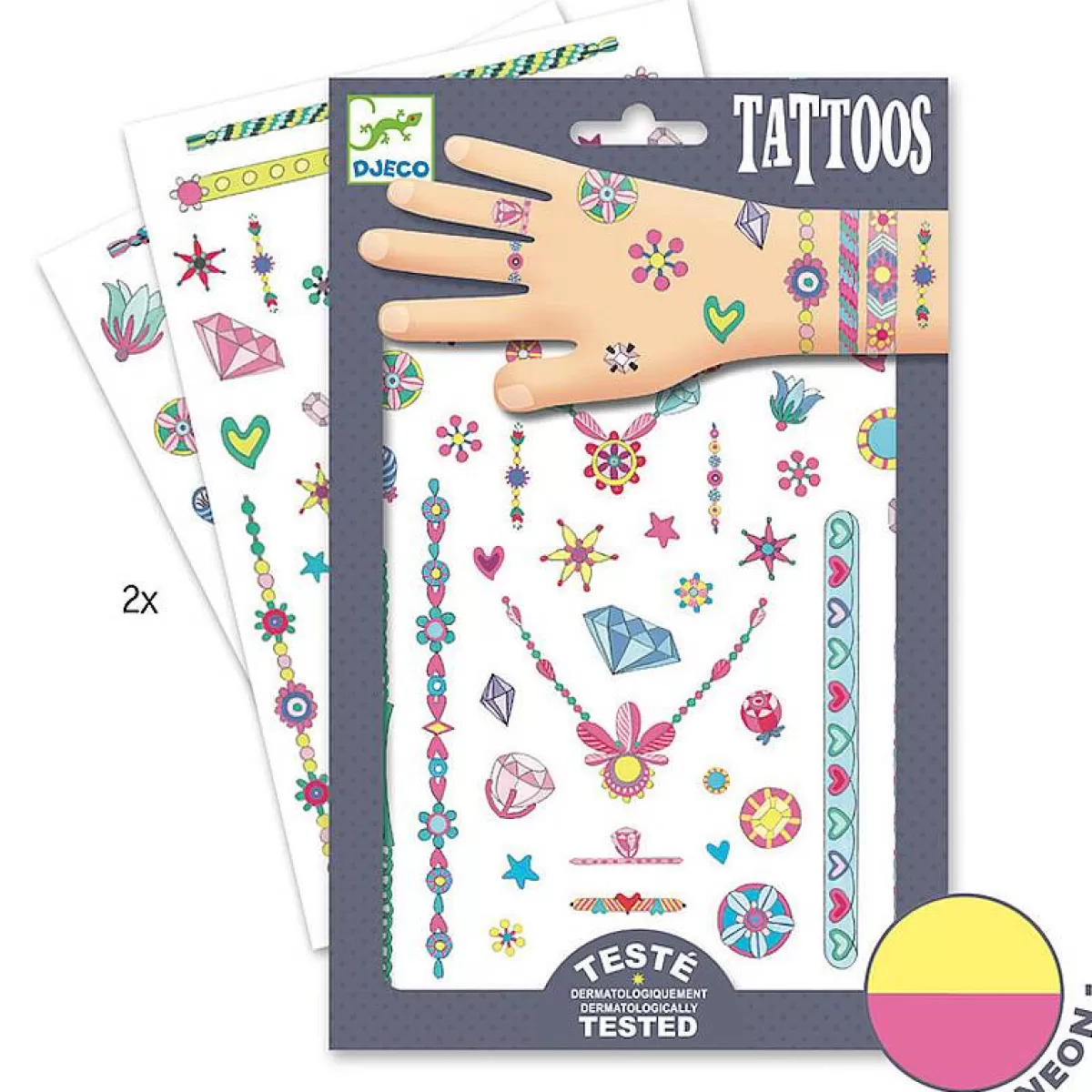 Éphémères Créatifs Djeco - Collection Bijoux Jenni dès 3 ans (Promo Éclair) 

Autocollants Fantaisie pour Enfants - Inspirations Précieuses Djeco (3 ans et +) 

Décoration Éphémère Djeco - Trésors de Jenni en Promotion (Dès 3 ans) 

Créez des looks uniques avec les Tatouages Djeco - Bijoux Magiques Jenni (3+) En Soldes 

Atelier Créatif Djeco - Autocollants Bijoux Spécial Toute Petite (Promo Express)