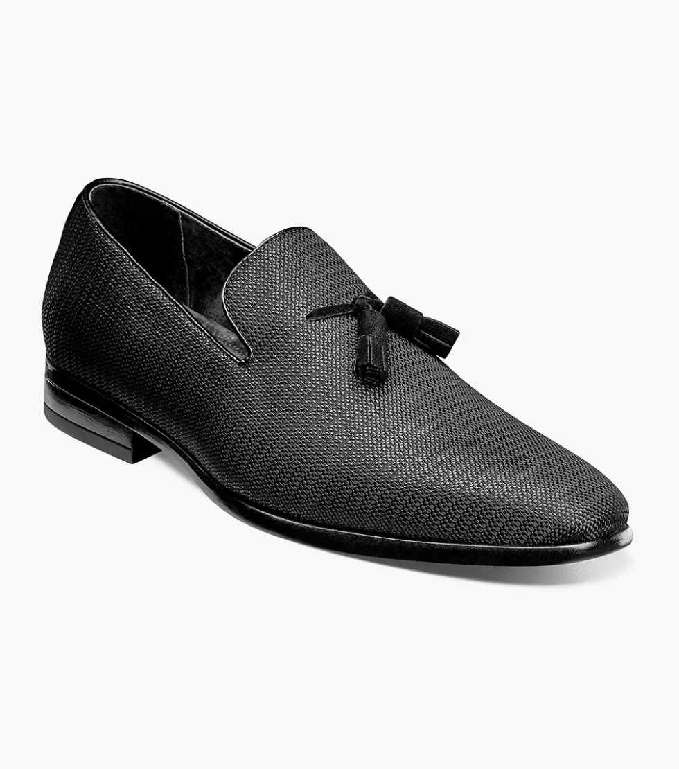 Stylé Tazewell - Chaussures Classiques Stacy Adams en Noir Ébène | Élégance Urbaine Intemporelle