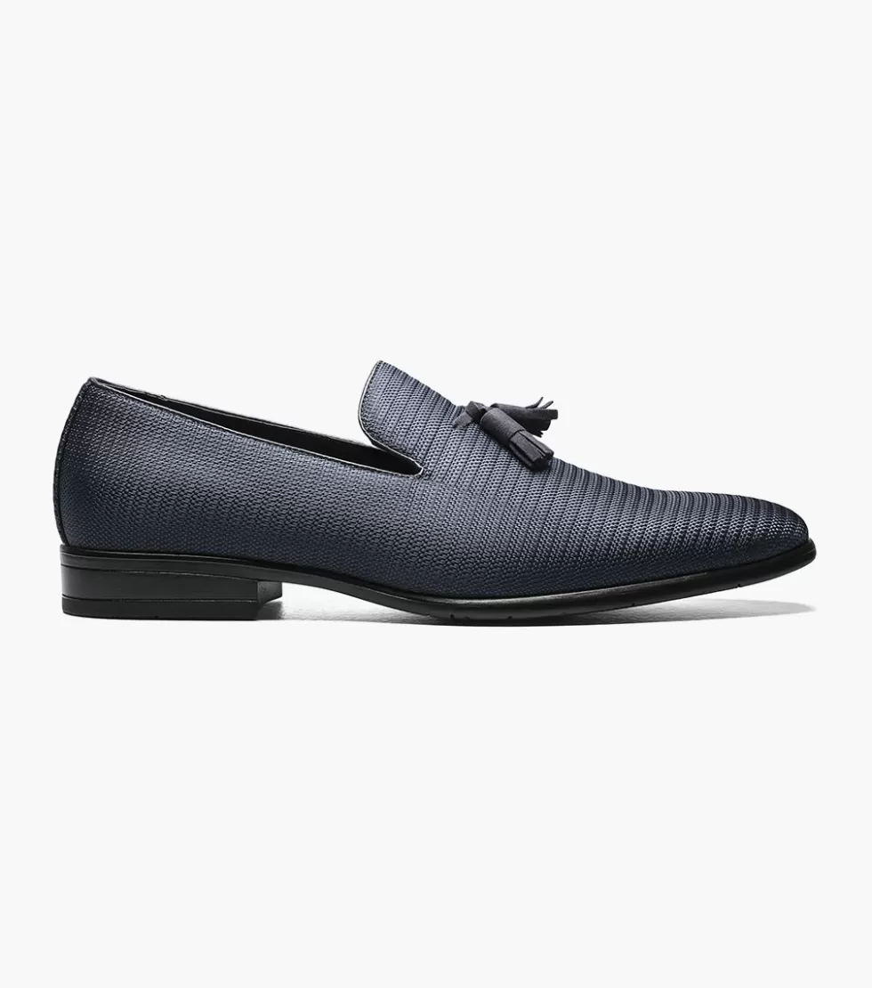 Chaussures Stacy Adams Tazewell - Modèle bleu marine en promotion exclusive