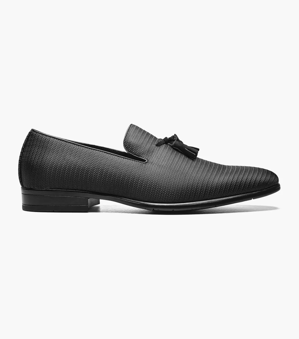 Stylé Tazewell - Chaussures Classiques Stacy Adams en Noir Ébène | Élégance Urbaine Intemporelle